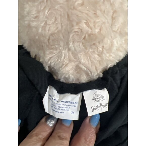 BUILD-A-BEAR Harry Potter Gryffindor Beige Bear Plush with Robe Shirt Tie Vest - Picture 7 of 11